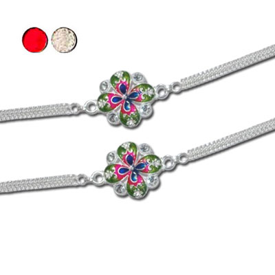 "Silver Coated Rakh.. - Click here to View more details about this Product